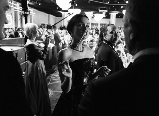 ANA DE ARMAS Getting Ready for Golden Globes 2020 Photoshoot