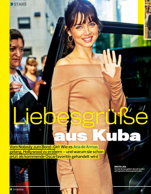 ANA DE ARMAS in TV Digital Magazine, Austria March/April 2020