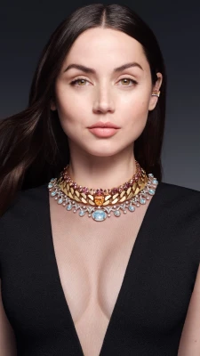 Ana de Armas for Louis Vuitton High Jewelry Campaign Deep Time Collection (2023)