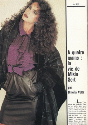 Andie Macdowell for Vogue Paris 1981