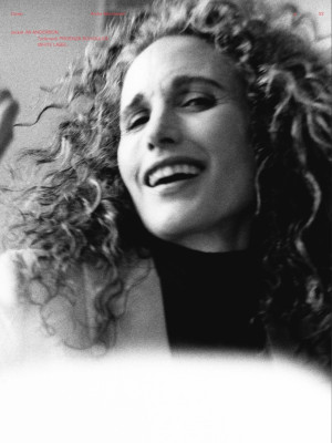 Andie Macdowell by Justin Aranha for ODDA // 2021