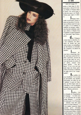 Andie Macdowell for Vogue Paris 1981