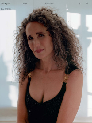 Andie Macdowell by Justin Aranha for ODDA // 2021