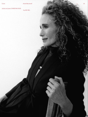 Andie Macdowell by Justin Aranha for ODDA // 2021