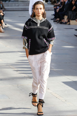 Andreea Diaconu - Isabel Marant Spring/Summer 2017 Fashion Show in Paris 