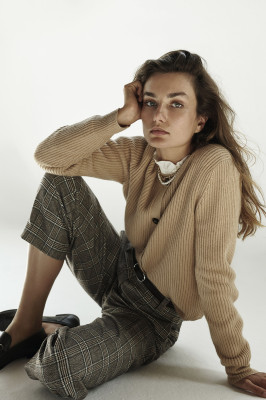 Andreea Diaconu - For Massimo Dutti 