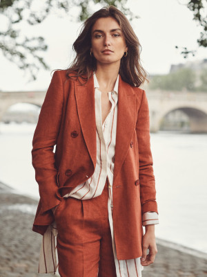 Andreea Diaconu - MASsimo Dutti Summer 2021
