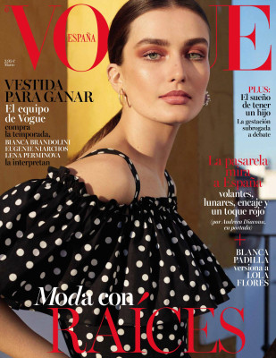 Andreea Diaconu - by Miguel Reveriego for Vogue Spain