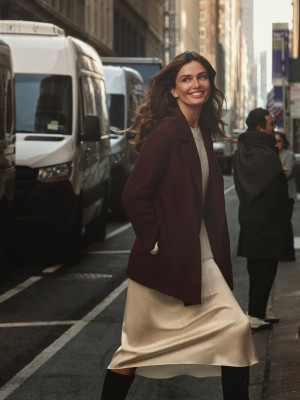 Andreea Diaconu - Theory Holiday Campaign