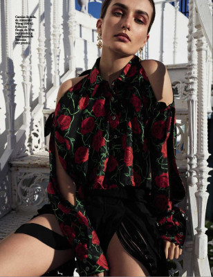 Andreea Diaconu - by Miguel Reveriego for Vogue Spain