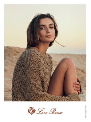 Andreea Diaconu - Loro Piana Summer 2021 Campaign