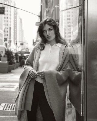 Andreea Diaconu - Theory Holiday Campaign