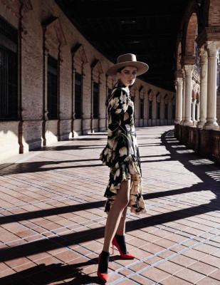 Andreea Diaconu - by Miguel Reveriego for Vogue Spain