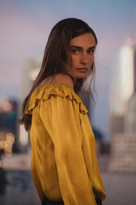 Andreea Diaconu - Anthropologie clothing