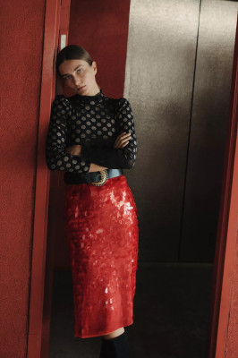 Andreea Diaconu - Anthropologie clothing