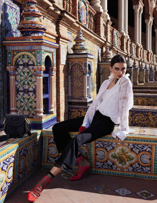 Andreea Diaconu - by Miguel Reveriego for Vogue Spain