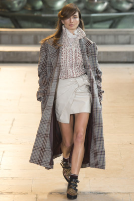 Andreea Diaconu - Isabel Marant Autumn/Winter 2017 Fashion Show in Paris