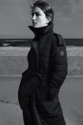 Andreea Diaconu for Mackage FW2023