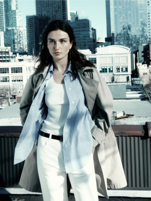 Andreea Diaconu for Massimo Dutti