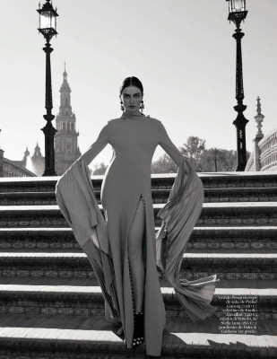 Andreea Diaconu - by Miguel Reveriego for Vogue Spain