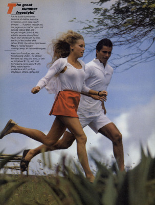 Anette Stai ~ US Vogue May 1981 by Arthur Elgort