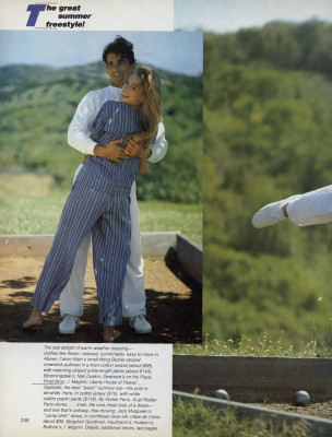Anette Stai ~ US Vogue May 1981 by Arthur Elgort