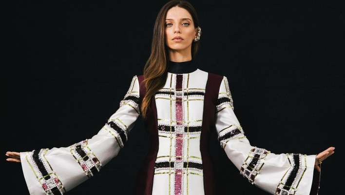 Angela Sarafyan-Harpers Bazaar 2018