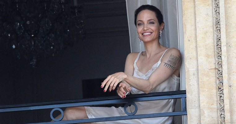Angelina Jolie - &#039;Mon Guerlain Intense&#039; Photoshoot in Paris 07/08/2019