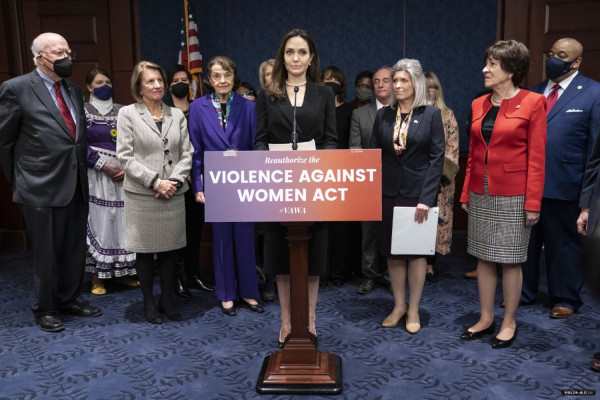 Angelina Jolie - VAWA News Conference in Washingthon DC 02/09/2022