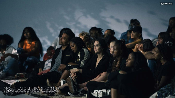 Angelina Jolie - Mustafa Concert in Los Angeles 07/10/2021