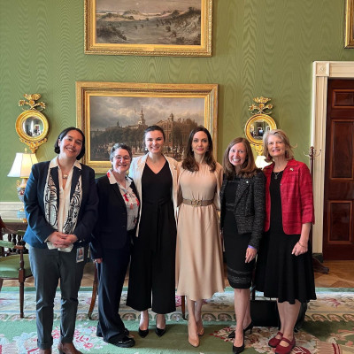 Angelina Jolie - White House in Washington, D.C. 03/16/2022