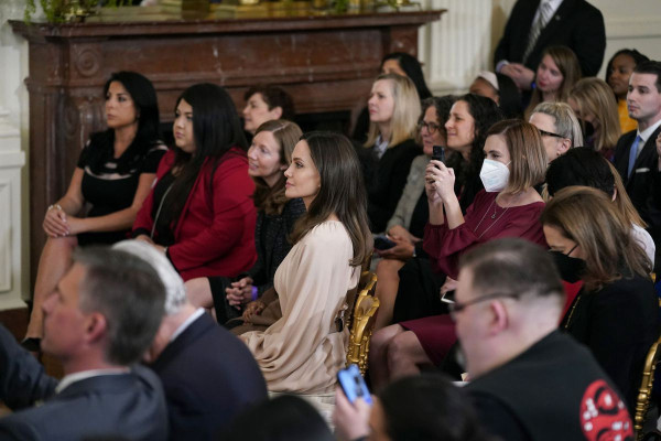 Angelina Jolie - White House in Washington, D.C. 03/16/2022
