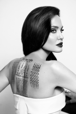 Angelina Jolie by Mathieu Caesar for Guerlain (2018)