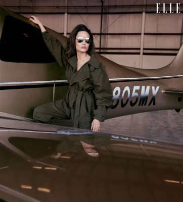 Angelina Jolie by Alexi Lubomirski for Elle Magazine (September 2019)
