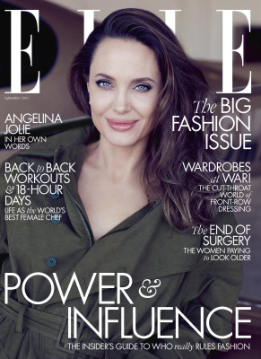 Angelina Jolie by Alexi Lubomirski for Elle Magazine (September 2019)
