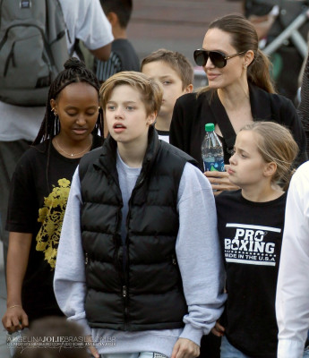 Angelina Jolie - Disneyland in Anaheim 08/23/2019