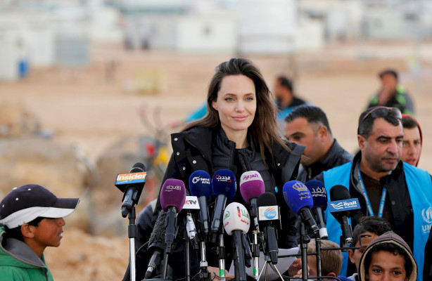 Angelina Jolie - Zaatari, Jordan - Visting the Zaatari Camp 01/28/2018