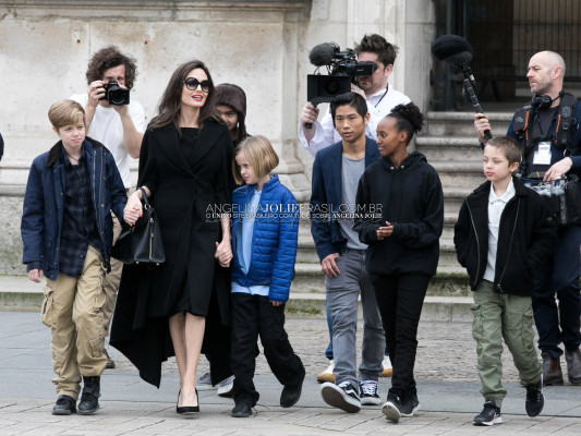 Angelina Jolie in Paris 01/30/2018