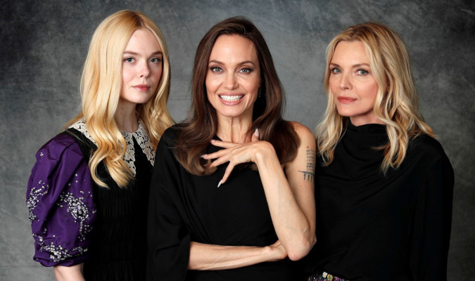 Elle Fanning, Angelina Jolie and Michelle Pfeiffer – “Maleficent” Promotion, Sep