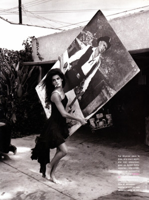Angie Harmon ~ Glamour France February 1992 by Tiziano Magni