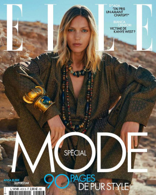 Anja Rubik for Elle Fr n.4131 by Cass Bird