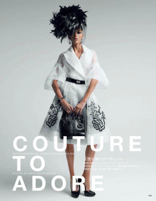 Anja Rubik ~ Vogue Japan May 2012 by Patrick Demarchelier