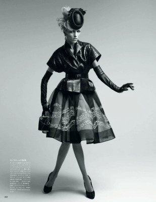 Anja Rubik ~ Vogue Japan May 2012 by Patrick Demarchelier