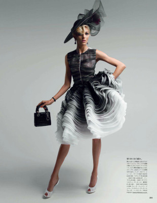 Anja Rubik ~ Vogue Japan May 2012 by Patrick Demarchelier