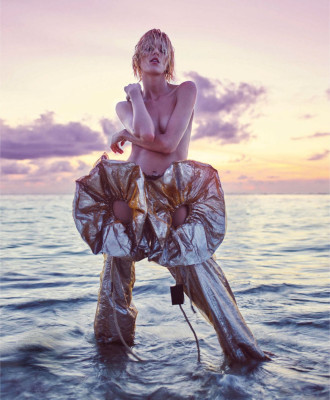 Anja Rubik in Porter #27 Summer Escape 2018