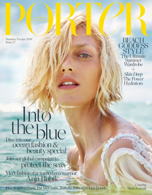 Anja Rubik in Porter #27 Summer Escape 2018