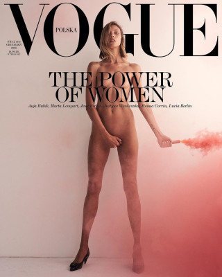 Anja Rubik by Herself for Vogue Poland || December 2020