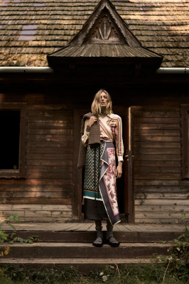 Anja Rubik for Zara AW 2021 Scarf Collection