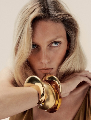 Anja Rubik ~ Vogue Turkey July-August 2024 by Chris Colls