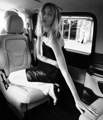 Anja Rubik ~ D La Repubblica Spring 2025 by Anthony Seklaoui